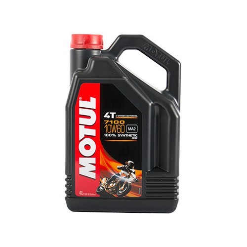  Motorrad-Motoröl MOTUL 7100 4T 10W60 - synthetisch - 4 Liter - UD10621 