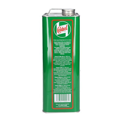 Huile moteur CASTROL Classic XXL40 - minérale - 5 Litres - UD11060