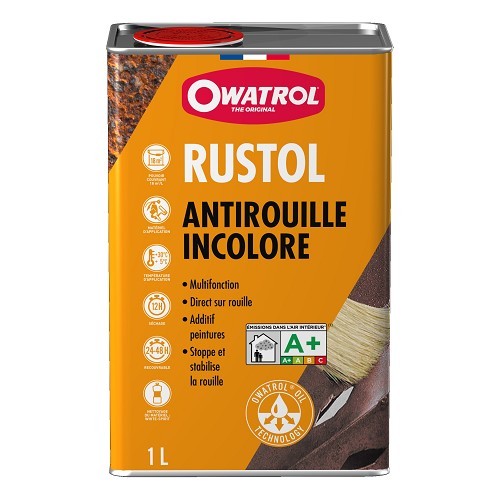 Rustol Owatrol multi-purpose colourless rust inhibitor - 1l