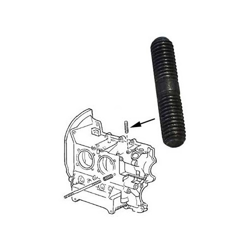 Tapeind - 8 x 38 mm voor uitlaat of oliekoeler - UD26011