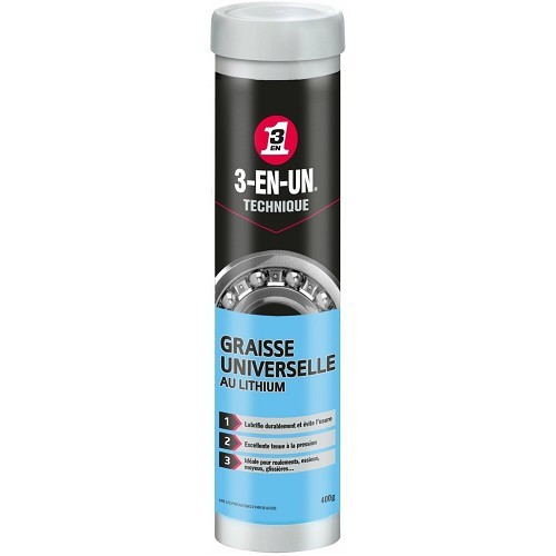 Lithium-Universalfett 3-EN-UN Technisch - Kartusche - 400g