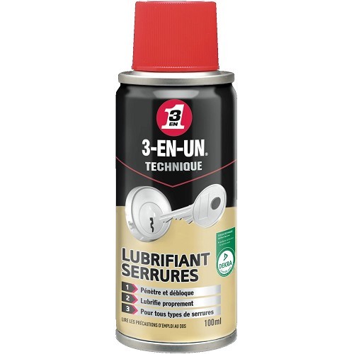  Lubrifiant serrures 3-EN-UN TECHNIQUE - bombe - 100ml - UD28095 