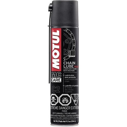  Lubricante para cadena de moto Motul C2 Chain Lube Road, aerosol 400 ml - UD29002 