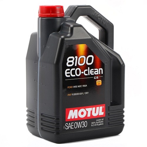 Huile moteur MOTUL 8100 ECO-clean 0W30 - 100% synthèse - 5 Litres - UD30004