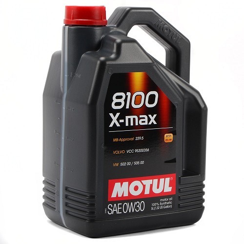 Aceite Motul 0W30 8100 X-max, 5 litros - UD30006
