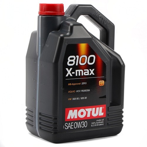 Motorolie MOTUL 8100 X-max 0W30 - synthetisch - 5 liter - UD30006