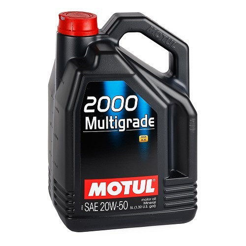 MOTUL 2000 Multigrade 20W50 Motoröl - mineralisch - 5 Liter