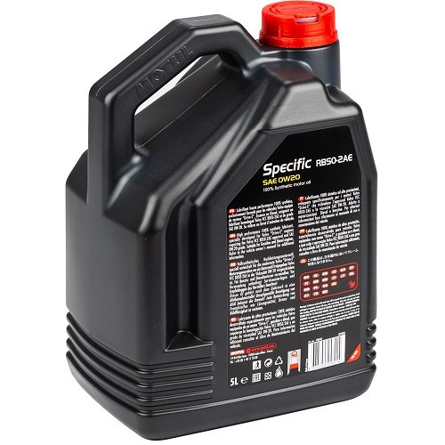  Olio motore MOTUL Specific RBS0-2AE 0W20 - sintetico - 5 litri - UD30012-1 