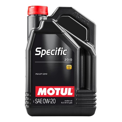  Óleo de motor MOTUL Specific PSA B71 2010 0W20 ACEA C5 - 100% sintético - 5 litros - UD30017 