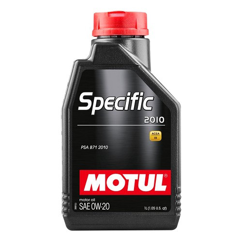  Huile moteur MOTUL Specific PSA B71 2010 0W20 ACEA C5 - 100% synthèse - 1 Litre - UD30018 