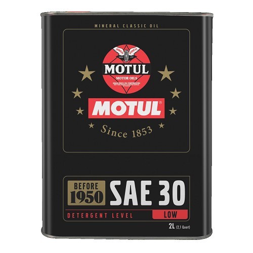  Huile moteur MOTUL Classic SAE 30 - minérale - 2 Litres - UD30030 