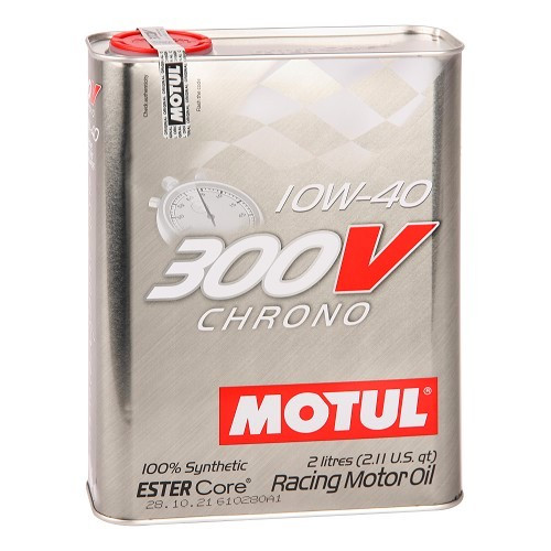 Motoröl MOTUL 300V Chrono 10W40 - 100% Synthese - 2 Liter