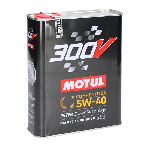  Óleo de motor MOTUL 300V competição 5w40 - sintético - 2 litros - UD30182 