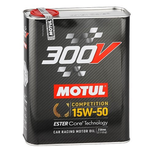  Óleo de motor MOTUL 300V competição 15w50 - sintético - 2 litros - UD30187 