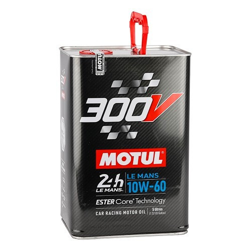  Óleo de motor MOTUL 300V competição Le Mans 10w60 - sintético - 5 litros - UD30193 