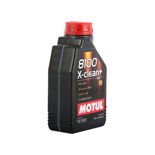 Huile moteur MOTUL X-clean+ 5W30 - 100% synthèse - 1 Litre - UD30275