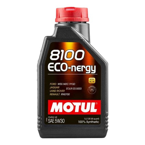  Óleo de motor MOTUL 8100 ECO-nergy 5W30 - 100% sintético - 1 litro - UD30302 