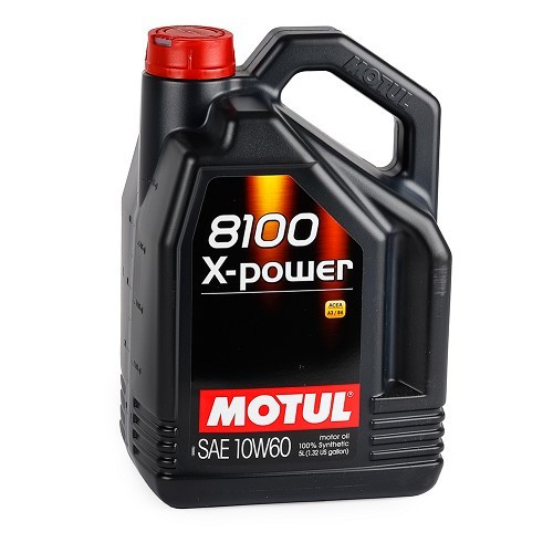     
                
                
    MOTUL 8100 X-power 10W60 motorolie - synthetisch - 5 liter - UD30305
