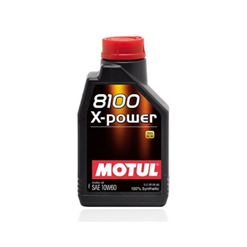  Huile moteur MOTUL 8100 X-POWER 10W60 - 100% synthèse - 1 Litre - UD30307 