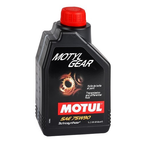  Huile de boîte de vitesses manuelle et pont MOTUL MOTYLGEAR 75W90 - technosynthèse - 1 Litre - UD30310 