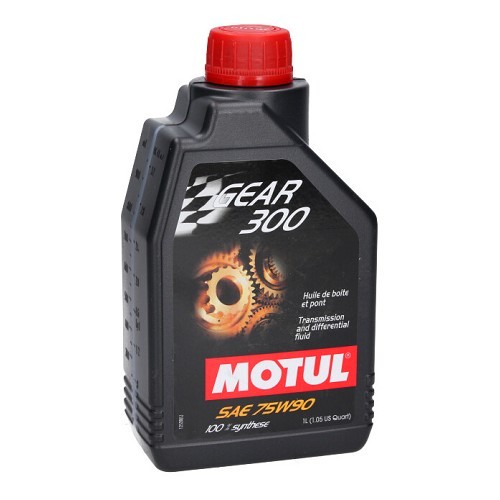  Huile de boîte de vitesses manuelle MOTUL GEAR 300 75W90 - 100% synthétique - 1 Litre - UD30320 