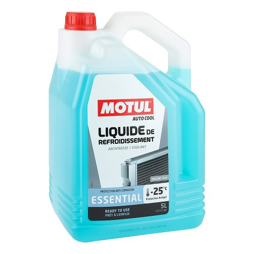 Líquido refrigerante MOTUL AUTO COOL ESSENTIAL organic tech -25°C - azul - 5 Litros