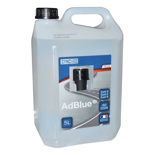 ADBLUE, pollution control additive for Diesel engines, 5 litre container