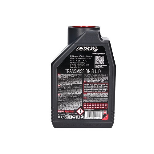  MOTUL DEXRON III automatische versnellingsbak- en stuurbekrachtigingsolie - Technosynthese - 1 liter - UD30380-1 