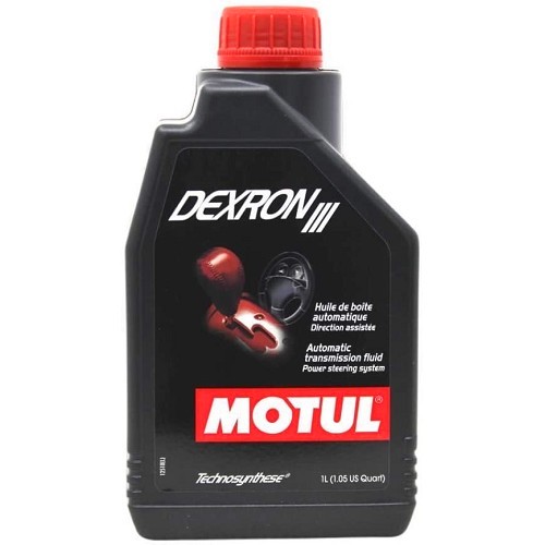 MOTUL DEXRON III automatic gearbox and power steering oil - Technosynthèse - 1 Litre