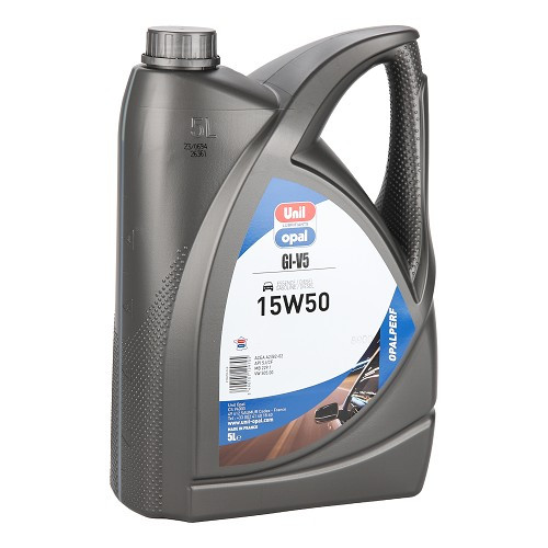  Motorolie UNIL OPAL OPALPERF GI-V5 15W50 - mineraal - 5 liter - UD30385 