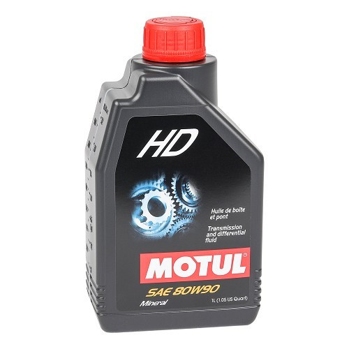  Huile de boîte de vitesses manuelle et pont MOTUL HD SAE 80W90 - minérale - 1 Litre - UD30391 