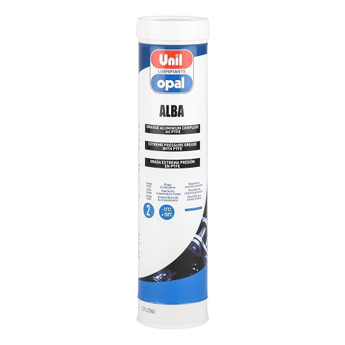  UNIL OPAL ALBA PTFE-Haftfett für extremen Druck - Kartusche - 400g - UD30415 