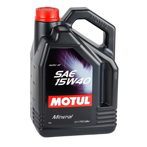  Huile moteur MOTUL SAE 15W40 - minérale - 5 Litres - UD30428 