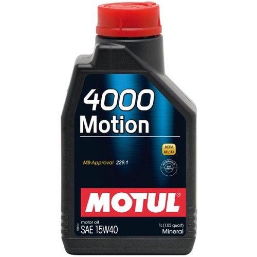     
                
                
    Olio motore MOTUL 4000 Motion 15W40 - minerale - 1 litro - UD30429
