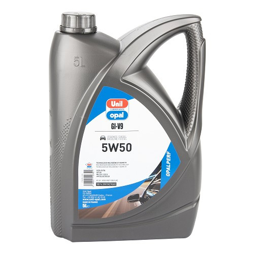  Motorolie UNIL OPALPERF GI-V9 5W50 - 100% synthetisch - 5 liter - UD30435 