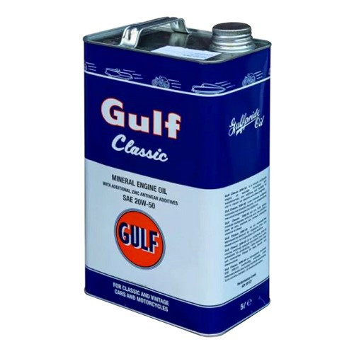  GULF CLASSIC 20W50 motorolie - mineraal - 5 liter - UD30445-2 