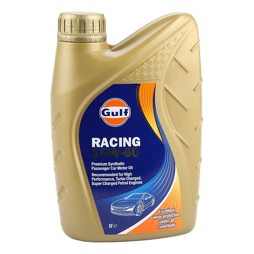  Motoröl GULF RACING 10W60 - 100% Synthese - 1 Liter - UD30447 