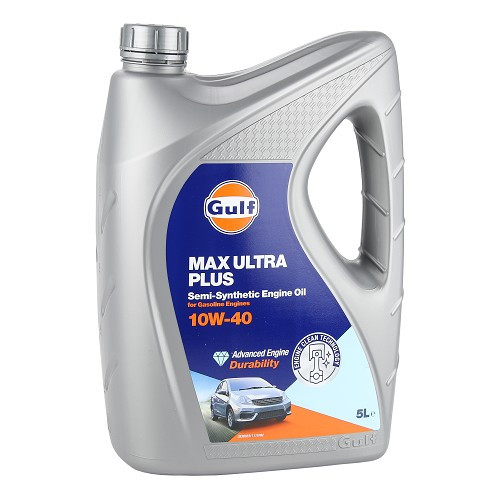  Huile moteur GULF MAX Ultra Plus 10W40 - semi-synthétique - 5 Litres - UD30451 