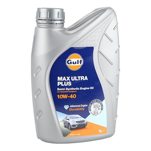 Óleo de motor GULF Max Ultra Plus 10W40 - Semi-sintético - 1 Litro