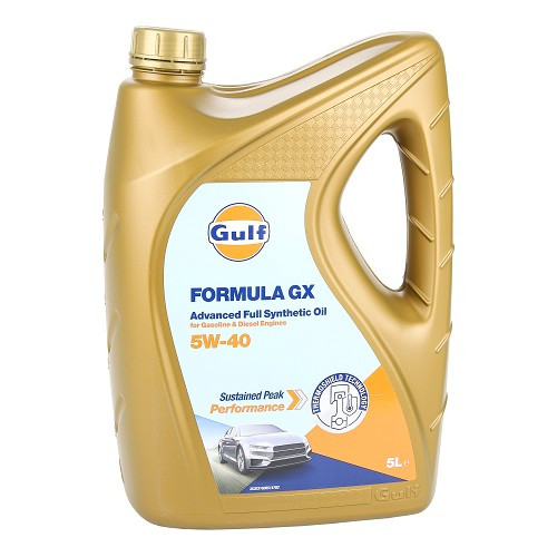  Motoröl GULF Formula GX 5W40 - 100% Synthese - 4 Liter - UD30453 