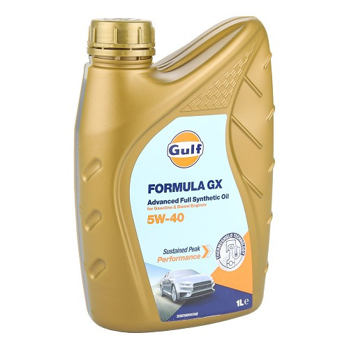 GULF Formula GX 5W40 Engine Oil - 100% synthetic - 1 Litre