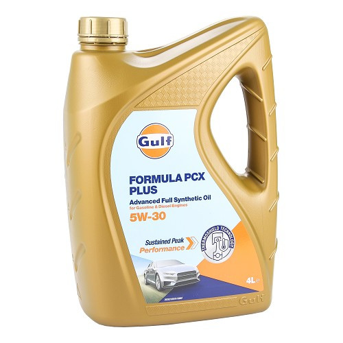 Huile moteur GULF Formula PCX Plus 5W30 PSA B71 2290 - 100% synthèse - 4 Litres