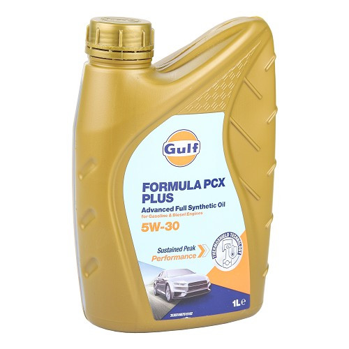 Motorolie GULF Formula PCX Plus 5W30 PSA B71 2290 - 100% synthetisch - 1 liter