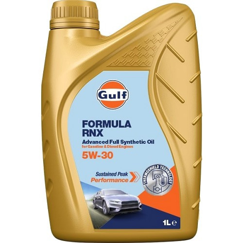  GULF Formula RNX 5W30 Óleo de motor Renault RN0720 - 100% sintético - 1 Litro - UD30461 