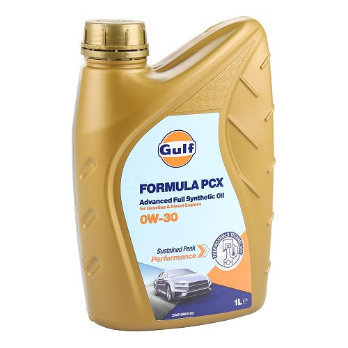  Huile moteur GULF Formula PCX 0W30 PSA B71 2312 - 100% synthèse - 1 Litre - UD30469 