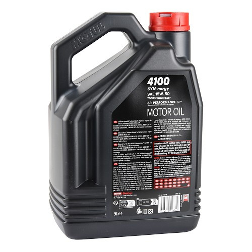 MOTUL 4100 Syn-Nergy 15W50 engine oil - Technosynthèse - 5 Litres - UD30474