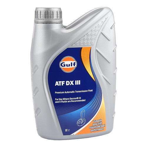  GULF ATF DX IIIH Automatikgetriebeöl - 100% synthetisch - 1 Liter - UD30481 