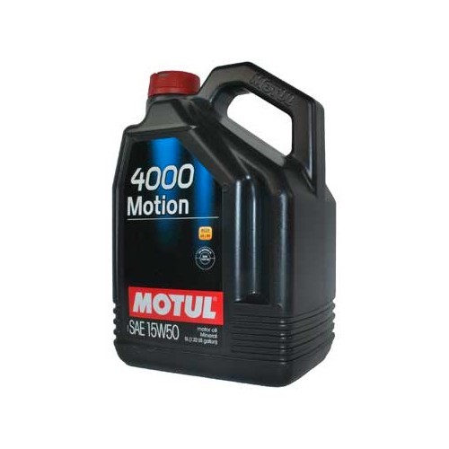 MOTUL 4000 Motion Oil - 15W50 - 5 Litros - UD30520