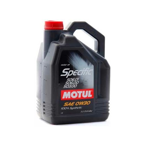  Huile moteur MOTUL Specific VW 506 01 506 00 503 00 0W30 - 100% synthèse - 5 Litres - UD30540 