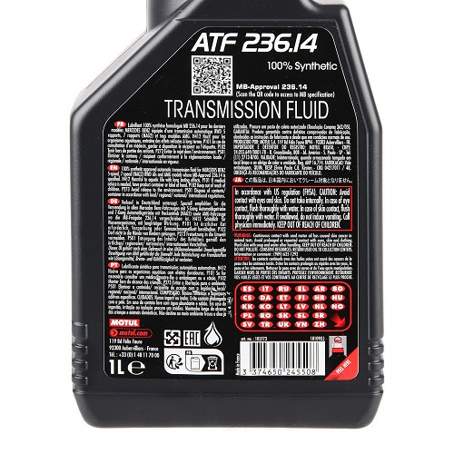 Aceite de caja de cambios automática MOTUL ATF 236.14, 1 litro - UD30550